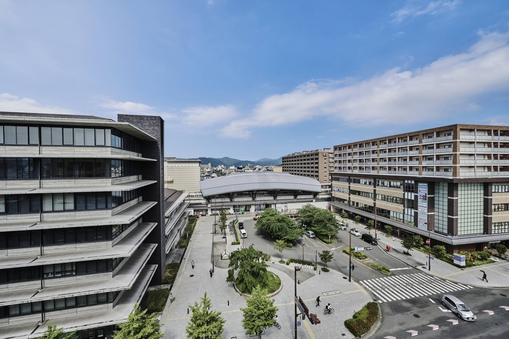 二条駅側の景色