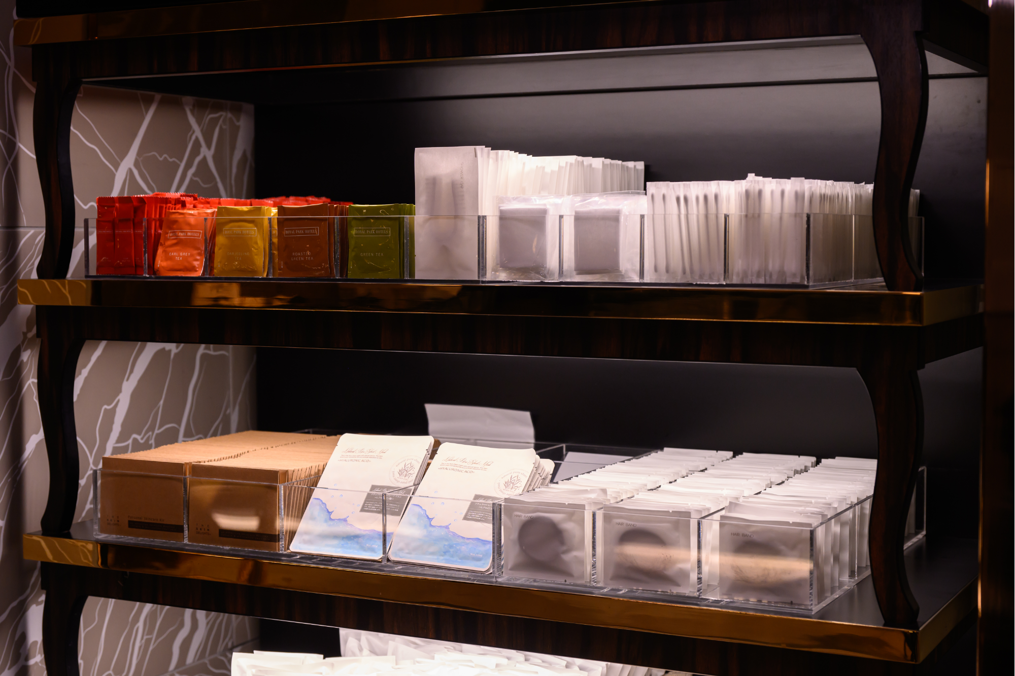 ロビーエリアのCANVAS PICKUPにさまざまなアメニティをご提供