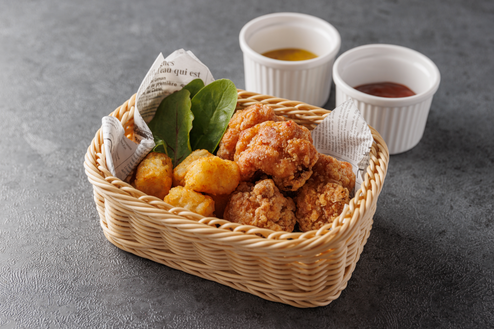 フライドチキン ハニーマスタード＆ヤンニョムソース