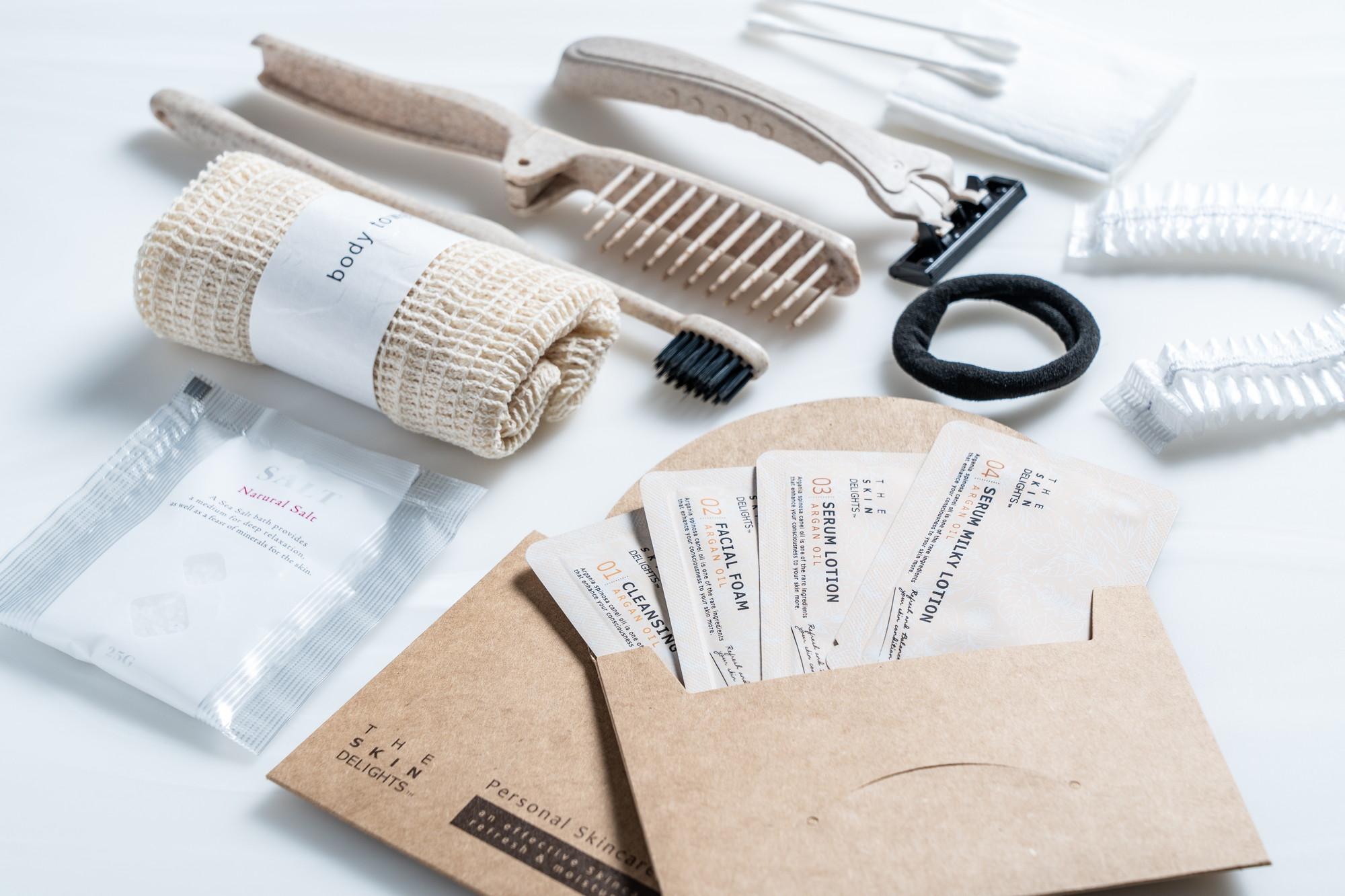 スキンケアセットほかアメニティ